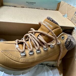 Skechers Brown Knit Hiking Boots